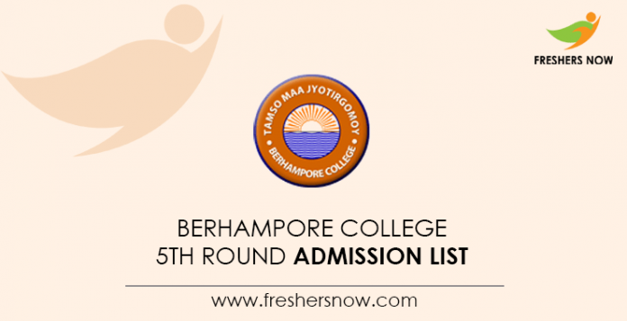Berhampore-College-5th-Round-Admission-List