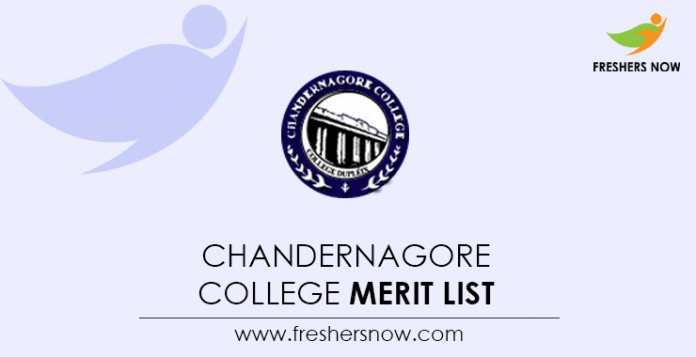 Chandernagore College Merit List