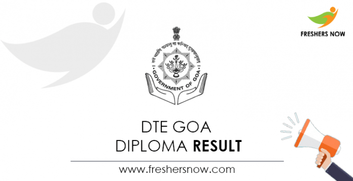 DTE Goa Diploma Result