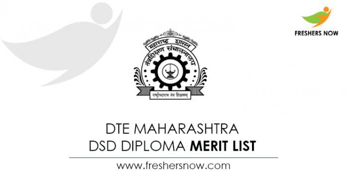 DTE Maharashtra DSD Diploma Merit List