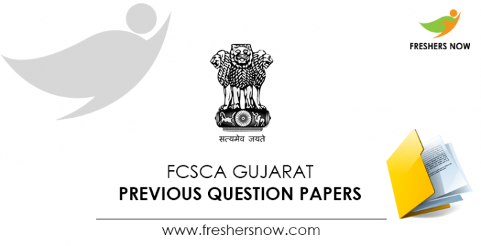 FCSCA Gujarat Previous Question Papers