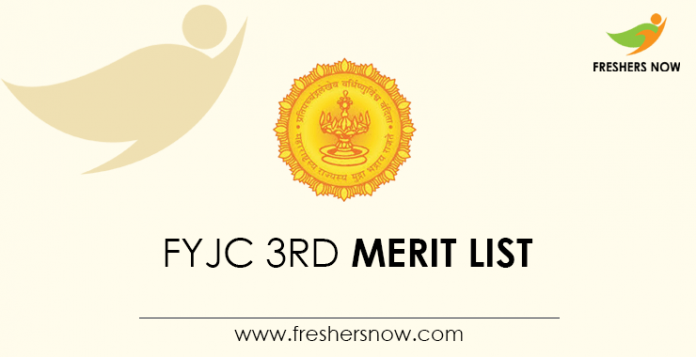 FYJC 3rd Merit List