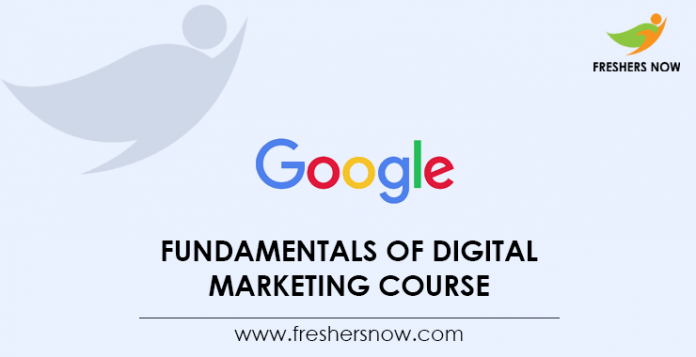 Fundamentals of Digital Marketing Course