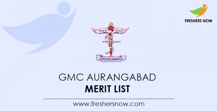GMC Aurangabad Merit List