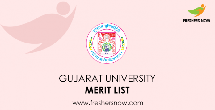 Gujarat University Merit List