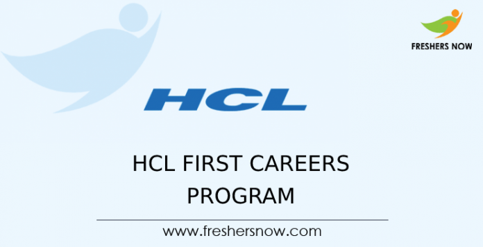 HCL First Careers Program