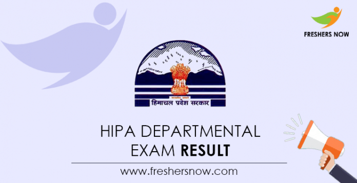 HIPA-Departmental-Exam-Result