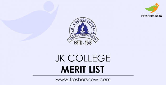 JK College Merit List