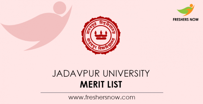 Jadavpur University Merit List