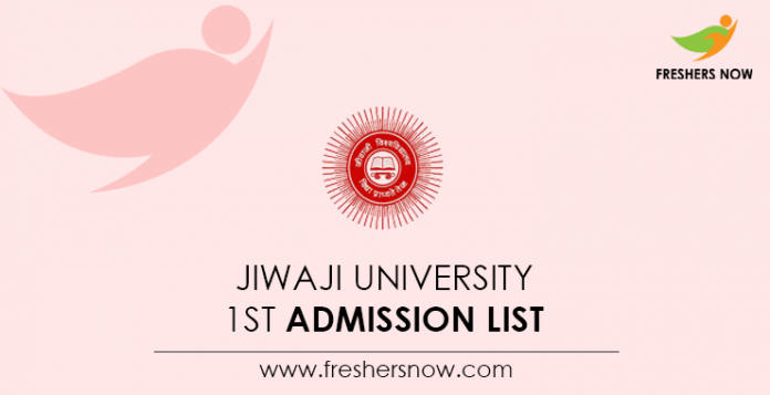 Jiwaji-University-1st-Admission-List