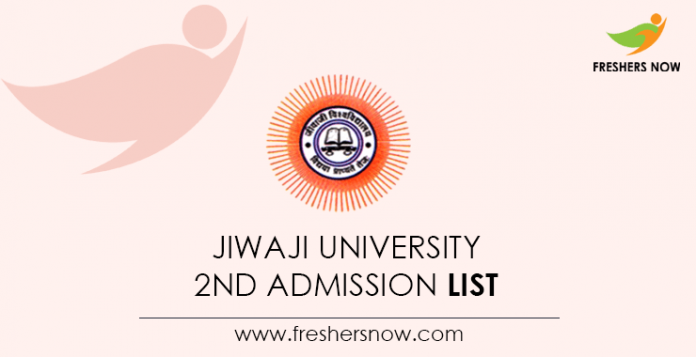 Jiwaji University 2nd Admission List