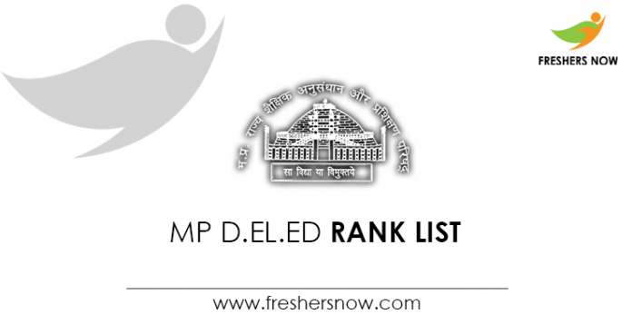 MP D.EL.Ed Rank List