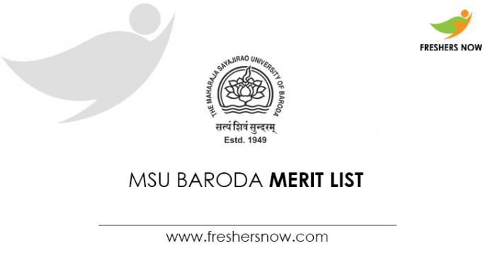 MSU-Baroda-Merit-List
