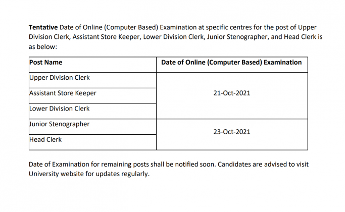 NSUT Non Teaching Admit Card 2021 (Out) | Group B, C Exam Date