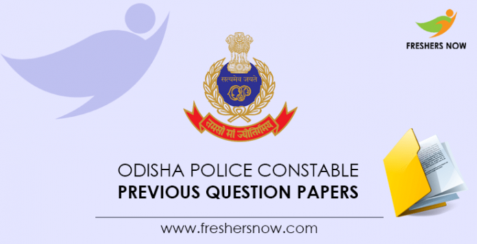 Odisha Police Constable Previous Question Papers