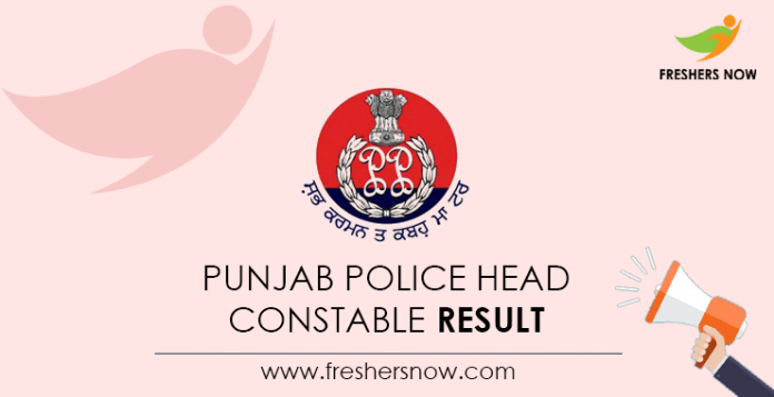 Punjab-Police-Head-Constable-Result