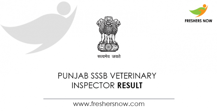 Punjab-SSSB-Veterinary-Inspector-Result