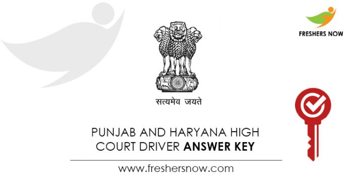 Punjab-and-Haryana-High-Court-Driver-Answer-Key
