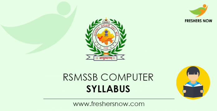 RSMSSB Computer Syllabus