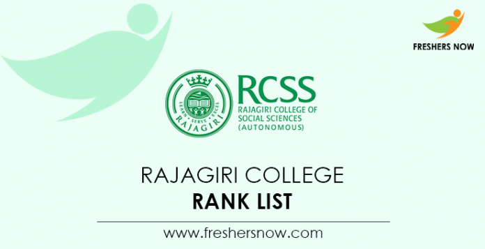 Rajagiri College Rank List