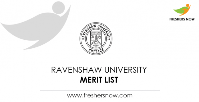 Ravenshaw University Merit List