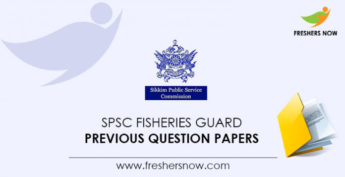 SPSC Fisheries Guard Previous Question Papers