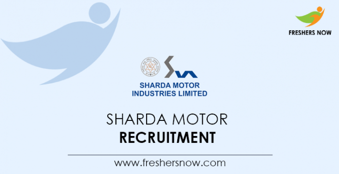 Sharda Motor Recruitment