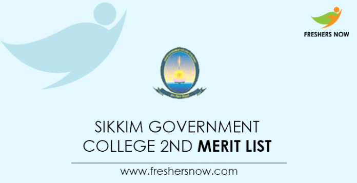 Sikkim Govt College Under Graduate Merit List