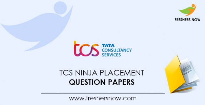 TCS Ninja Placement Question Papers