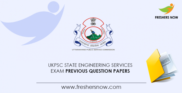 UKPSC State Engineering Services Exam Previous Question Papers