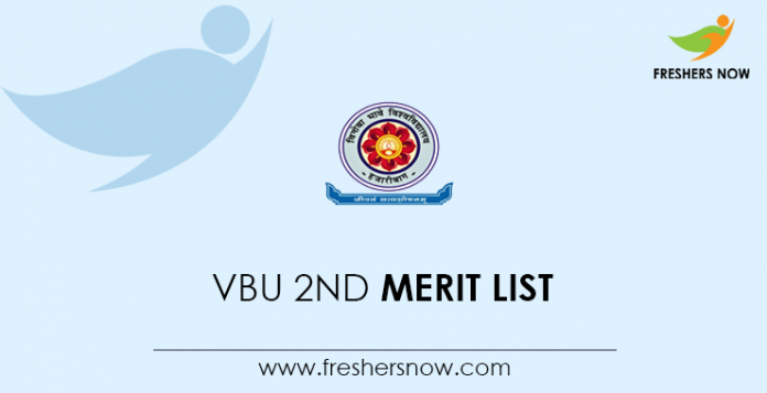 VBU 2nd Merit List