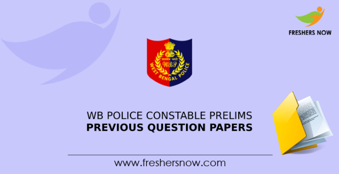 WB Police Constable Prelims Previous Question Papers