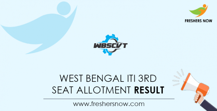 West-Bengal-ITI-3rd-Seat-Allotment-Result