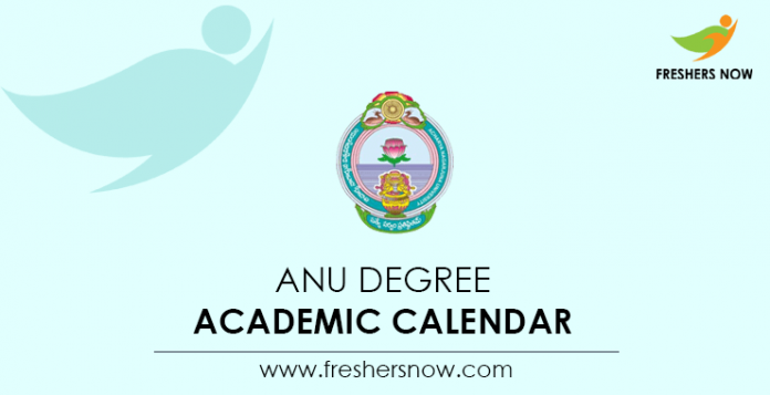 ANU Degree Academic Calendar