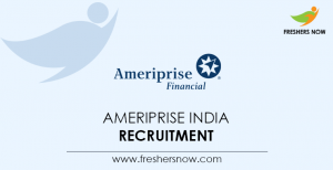 Ameriprise India Recruitment 2021 for Freshers, Experienced in Gurgaon