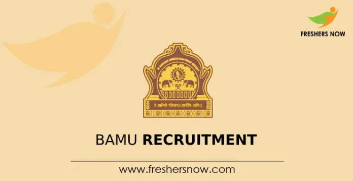 BAMU Recruitment