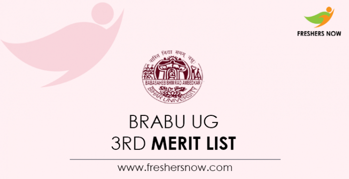 BRABU UG 3rd Merit List