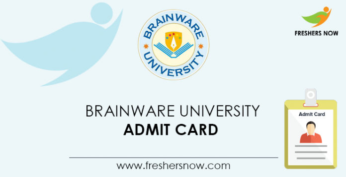 Brainware-University-Admit-Card