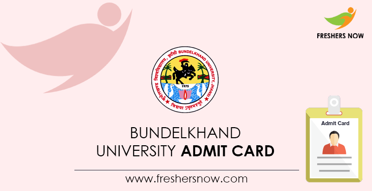 Bundelkhand University Admit Card 2022 BU Jhansi UG PG Hall Ticket