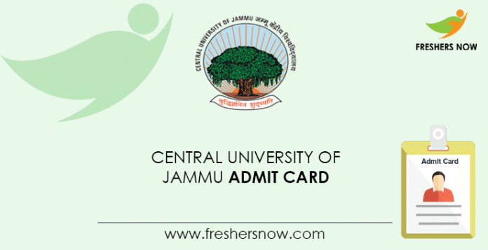 Central-University-of-Jammu-Admit-Card