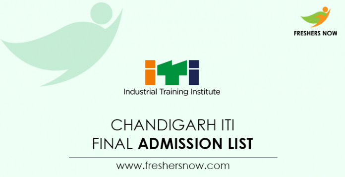 Chandigarh-ITI-Final-Admission-List