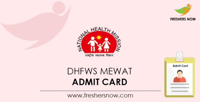 DHFWS-Mewat-Admit-Card