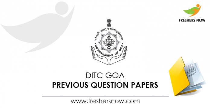 DITC Goa Previous Question Papers