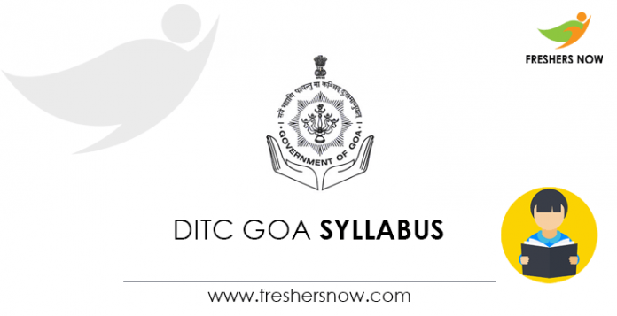 DITC Goa Syllabus