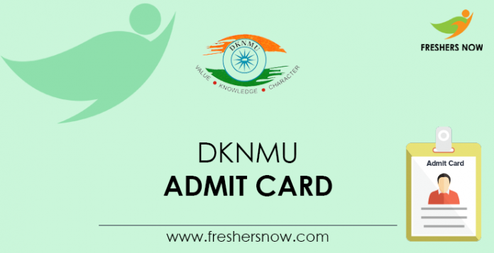 DKNMU-Admit-Card