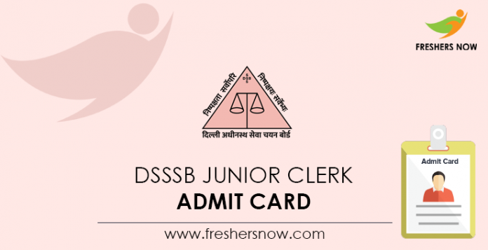 DSSSB-Junior-Clerk-Admit-Card