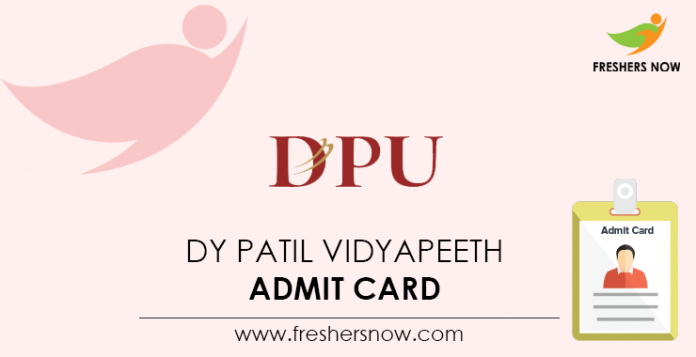 DY-Patil-Vidyapeeth-Admit-Card
