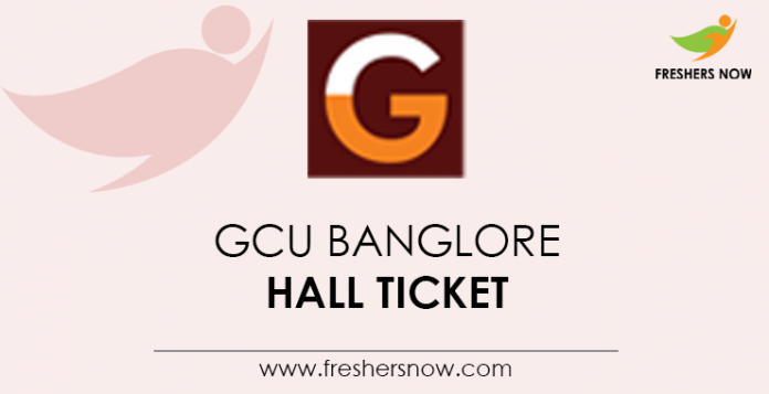GCU-Banglore-Hall-Ticket