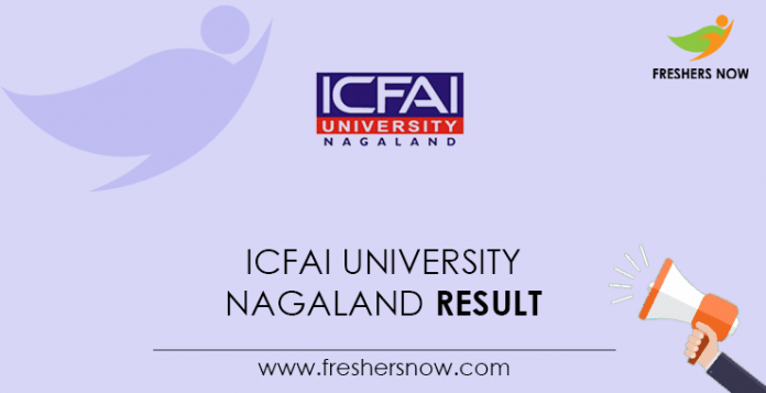 ICFAI University Nagaland Result