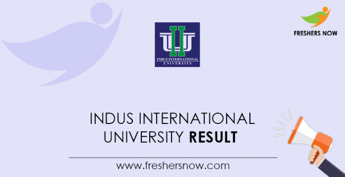 Indus International University Result